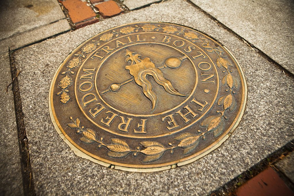 Historical symbol throughout the streets of Boston, Massachusetts